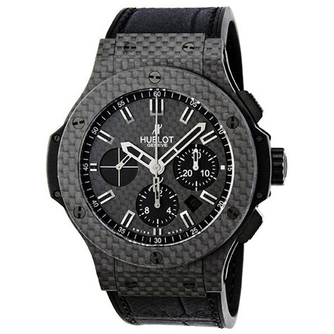 hublot big bang all black carbon replica|hublot chronograph big bang.